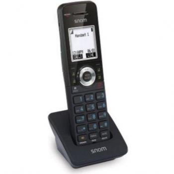 Teléfono Inalámbrico DECT Snom M10 con Identificador de Llamadas - Negro