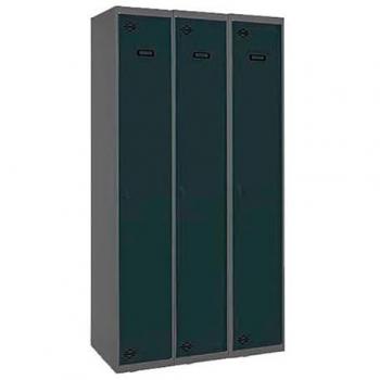 Taquilla SIMONLOCKER PROF. MON. SINGLE 3/3 300 (900) AN/AN - 1800x900x500 mm, Metal, Antracita