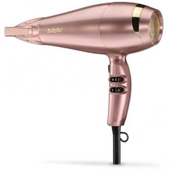 Secador de Pelo BaByliss 5336PE Elegance 2100W Oro Rosa, Tecnología Iónica Antiencrespamiento