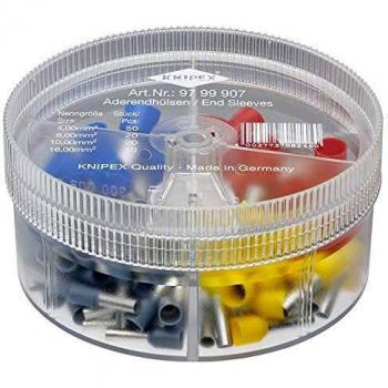 Caja de Surtido de Terminales Aislados KNIPEX 4-16 mm² - 100 Piezas