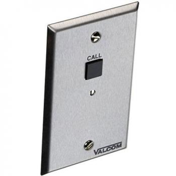 Valcom V-2971 Call in Switch with Volume Control, Stainless Steel