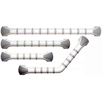 Barra de Apoyo Etac Handy 40 cm - Soporte Recto de Pared en Aluminio Blanco