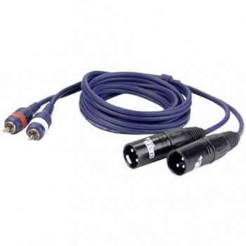 Cable RCA 2 Macho a 2 Hembra de 3 metros DAP FL27