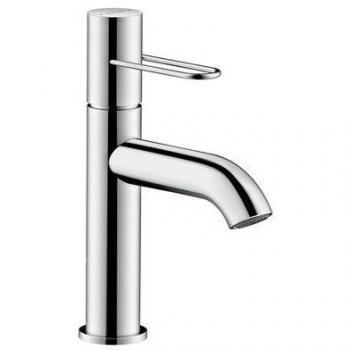 Hansgrohe HG Mezclador lavabo 100 Axor Uno mango curvo sin residuos BN