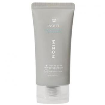 Mizon Inout Daily Soothing Sunscreen SPF50+ PA++++ - Ultra-Lightweight, Moisturizing, No White Cast, Acne-Prone Skin Friendly, Reduces Redness, Semi-Matte Finish 50mL