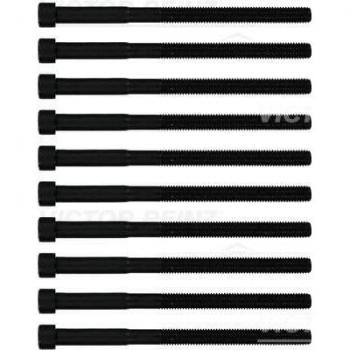 Juego de tornillos de culata REINZ 14-12196-01 con características de alta calidad, diseño específico para una adecuada sujeción en motores, fabricado con materiales duraderos y resistentes a la corrosión, incluye todos los