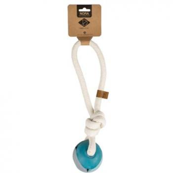 Pelota con Cuerda Nora Lagoon para Perros 36x8x8 cm