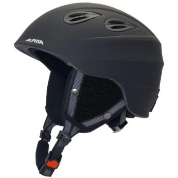 Alpina Junta 2.0 Casco de esquí, Unisex-Adultos, Negro Mate, 57-61