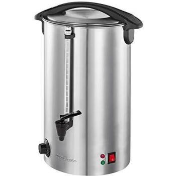 ProfiCook Máquina de Bebidas Calientes PC-HGA 1196, Capacidad de 7 Litros, Acero Inoxidable, 1500W
