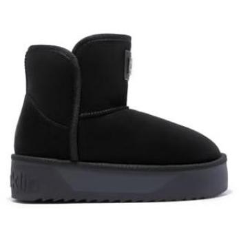 Botas D. Franklin Nordic V.2 Basic Low en Negro - Botines de mujer de corte bajo estilo australianas con tejido repelente, moda casual (Talla 36)