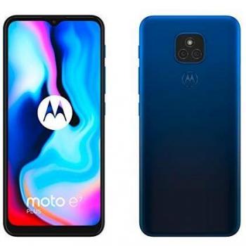 Motorola Moto E7 Plus - 6.5 Max Vision HD+, Qualcomm Snapdragon 460, 48MP sistema de doble cámara, 5000 mAH de batería, Dual SIM, 4/64GB, Android 10 - Color Azul [Versión ES/PT]