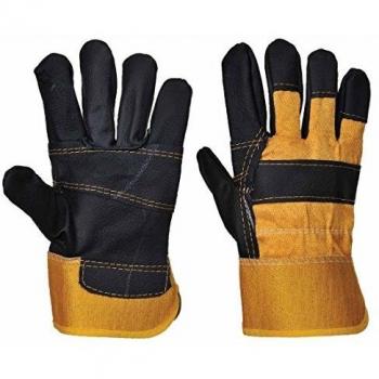 Portwest Mens Cow Split Leather Hide Glove 1 Pair Pack