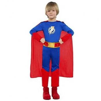 Kimokawaii Disfraz SUPERHEROE Talla 3-4 AÑOS TAMAÑO Infantil