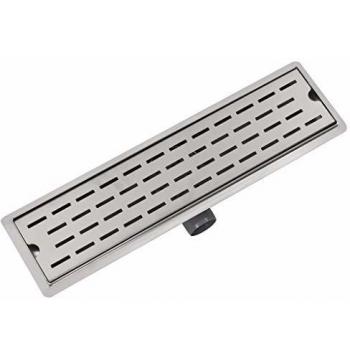 vidaXL Desagüe Lineal Ducha Líneas 530x140 mm Flujo 40 L/min Acero Inoxidable
