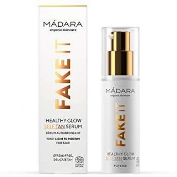 MÁDARA Organic Skincare | Fake It Healthy Glow Self Tan Serum For Face - 30ml