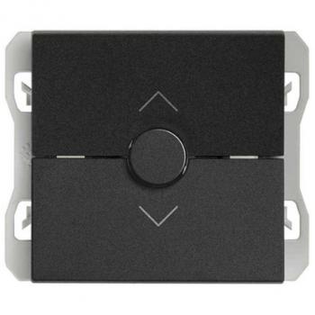 Interruptor de Persianas Simon 270 3 Posiciones Negro Mate 230V 20000333-098
