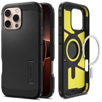Funda Spigen Tough Armor MagSafe Negra para iPhone 16 Pro