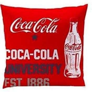 CTI 042356 cojín Coca Cola 1886, poliéster, 40 x 40 cm