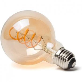 Bombilla LED E27 4W 380Lm 2000K Filamento 40.000 Horas [WR-G80-4W-R]