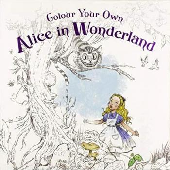 Colour your own alice in wonderland