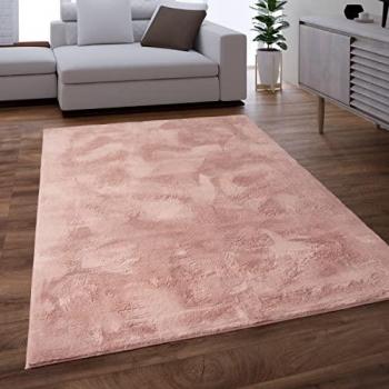 Alfombra de Salón Lavable Suave de Piel Sintética, Pelo Largo, 140x200 cm