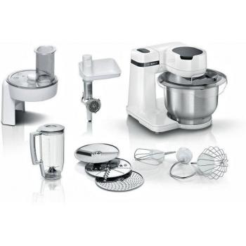 Bosch Serie 2 MUMS2EW30 Robot de Cocina, 700W, 4 Velocidades, Capacidad de 3.8L, Color Blanco