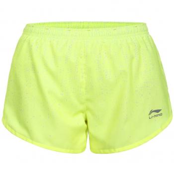 Li-Ning Stacy – Pantalones Cortos Tipo Bermudas para Mujer, Primavera/Verano, Mujer, Color Amarillo Claro, Tamaño Medium