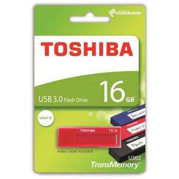Toshiba TransMemory U302 16GB USB 3.0 Rojo unidad flash USB - Memoria USB