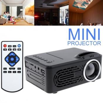 Mini proyector LED HD portátil RD814 para hogar, multimedia, proyección de pantalla grande de 80 pulgadas con control remoto