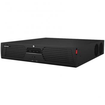NVR 4K de alto rendimiento Hikvision DS-9664NI-M8 para 64 cámaras con 8 discos duros