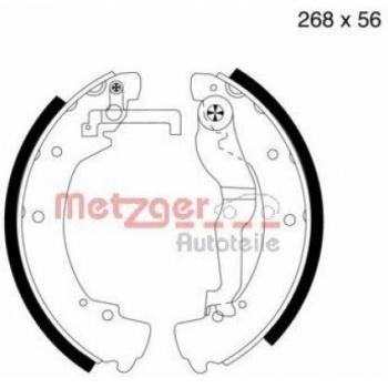 Juego de zapatas de freno METZGER MG 548 con alta calidad y durabilidad