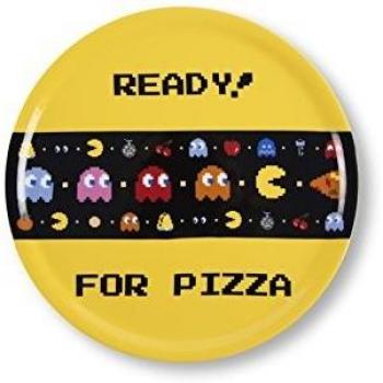 Excelsa Pacman - Plato para pizza, 31 cm, porcelana, multicolor