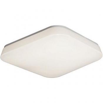 Plafón LED Fusion blanco 10cm, 1 bombilla, 10W, 3000K, 1200lm, acrílico blanco