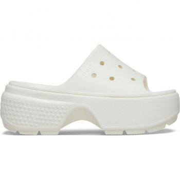 Crocs Women's Stomp Slide Clogs - White - Size: 8