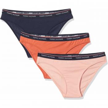 Tommy Hilfiger 3p Bikini Tanga, Multicolor