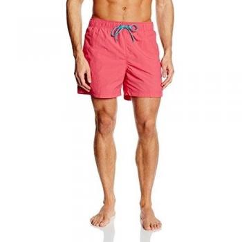 Tommy Hilfiger Solid Swim Trunk - Bañador para hombre, color claret red-pt, talla MD