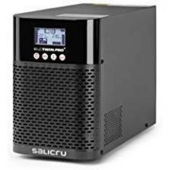 Salicru SLC 1000 Twin PRO2 - SAI On-Line Doble Conversión, 1000VA/900V, 3 Salidas SCHUKO, Formato Torre - Fuente de Alimentación Continua (UPS)