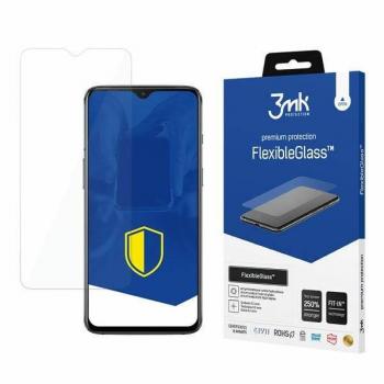 Protector de Pantalla Flexible de Vidrio Híbrido 3MK para OnePlus 7 - Transparente, Alta Dureza 7H