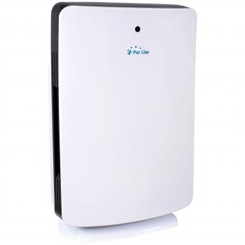 PURLINE FRESH AIR 100 - Purificador de Aire filtro HEPA, filtro de Carbón Activo,Filtro Cold Catalyst e Ionizador para 40 m²