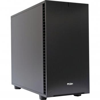 Fractal Design Define 7, Caja de torre negra con diseño modular, soporte para refrigeración líquida, paneles de vidrio templado y excelente gestión del cableado