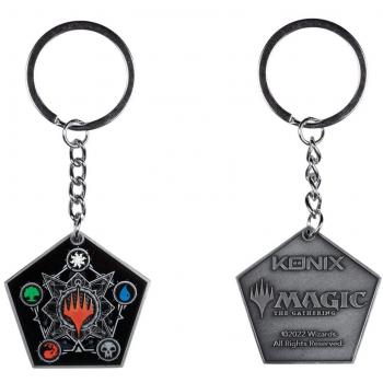 Llavero Magic The Gathering - 5 tipos de cartas con colores de logos