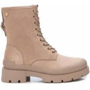 Botines Xti Antelina Beige para Mujer con Cierre de Cremallera 142025