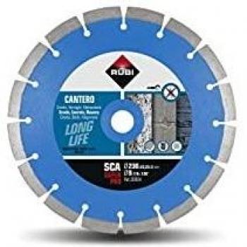 Rubi 30904 Disco de diamante cantero segmentado, Gris, 230 mm