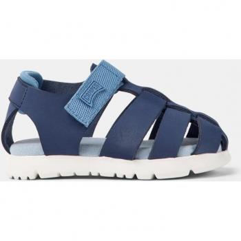 Sandalias de niño Camper Oruga azul estilo cangrejeras