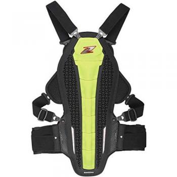 Chaleco Protector Zandona Hybrid Armor X8 - Protección Espalda y Pecho - Amarillo - Talla S