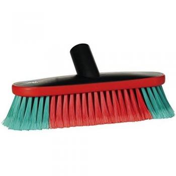 Cepillo de lavado de coches VIKAN 475552 con paso de agua, longitud 270 mm, suave/partido, color negro