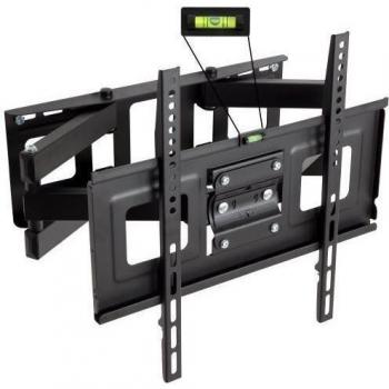 TecTake Soporte de Pared para TV de Pantalla Planta, inclinable y Giratorio VESA 400x400 máximo 100kg 81-140 cm