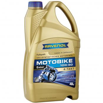 Ravenol Moto Bike 4 de T Ester 10 W60, 4 L)