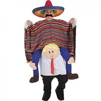 Creaciones Llopis Disfraz de Mexicano a Hombros de Presidente Americano para Adultos