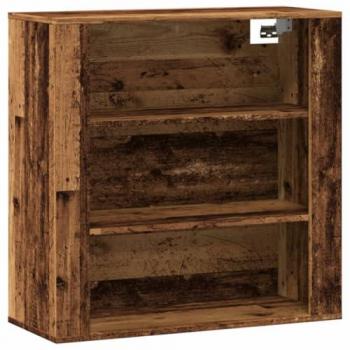 Armario de Pared Madera Ingeniería Envejecida 80x33x80cm Marrón